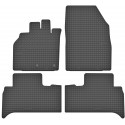 Renault Scenic II (2003-2009) - rubber mats dedicated with stoppers