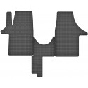 VW Transporter T5 (2003-2015) - rubber mats dedicated with stoppers